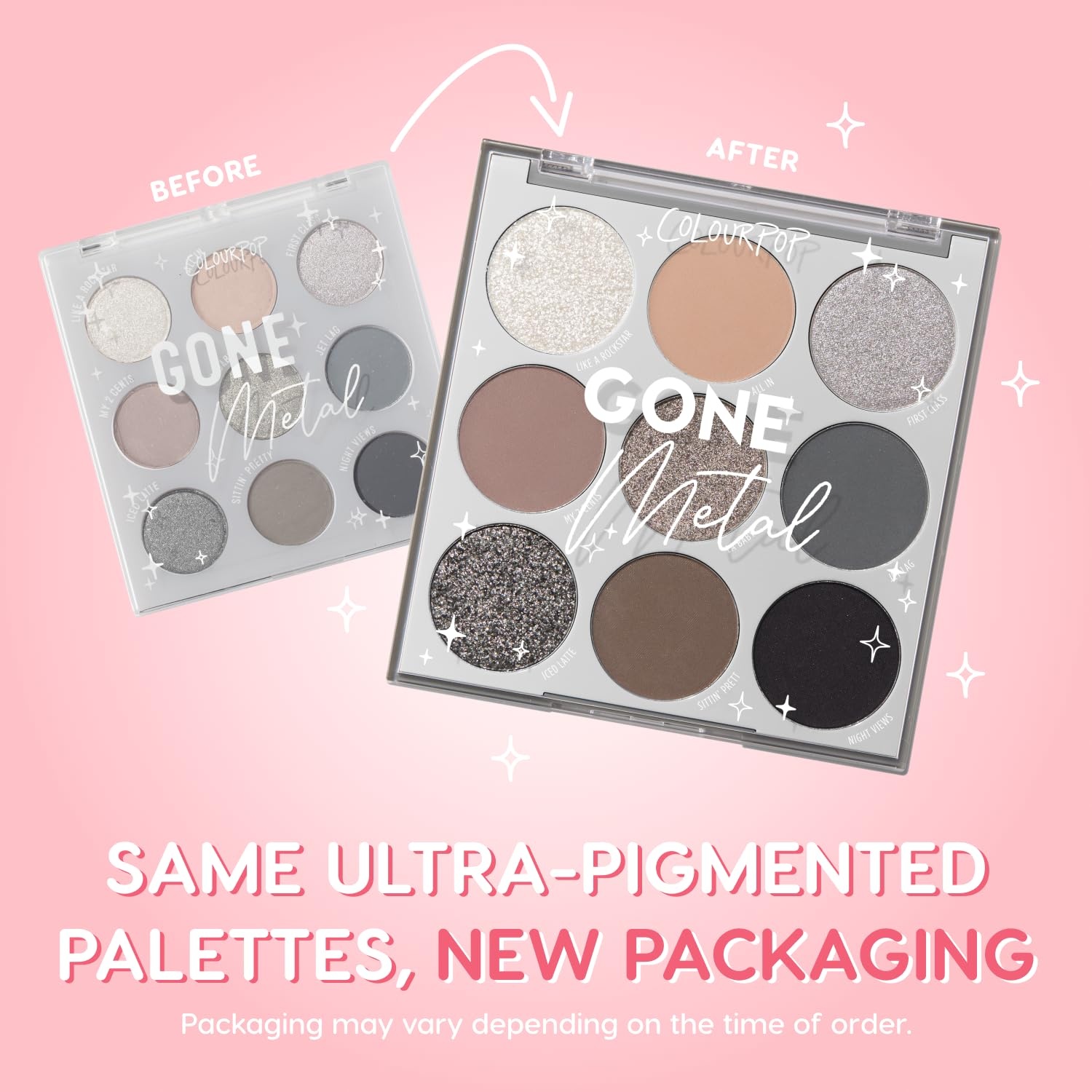 image:imageColourpop Pink Dreams Eyeshadow Palette Neutral amp Pink Eyeshadow Palette with Matte amp Glitter Finishes High Pigment Cool Toned Eye Makeup with Longwear Formula 03 ozGone Metal