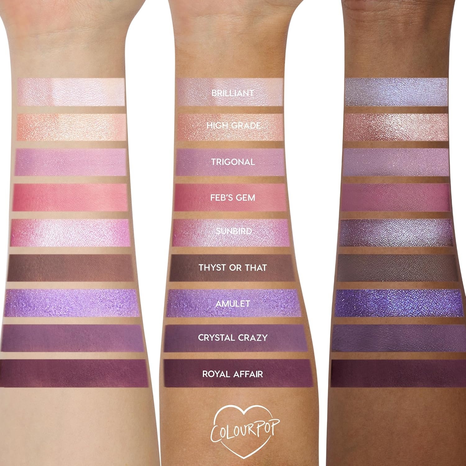 image:imageColourpop Pink Dreams Eyeshadow Palette Neutral amp Pink Eyeshadow Palette with Matte amp Glitter Finishes High Pigment Cool Toned Eye Makeup with Longwear Formula 03 ozAll Amethyst