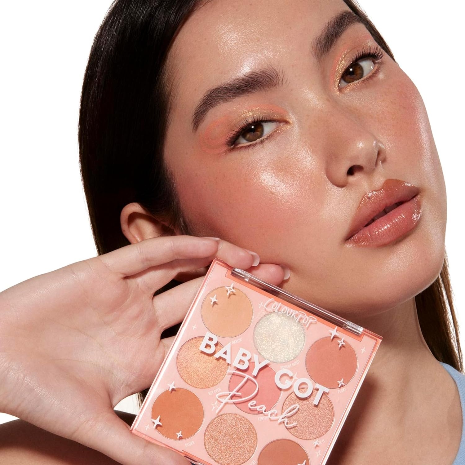 image:imageColourpop Pink Dreams Eyeshadow Palette Neutral amp Pink Eyeshadow Palette with Matte amp Glitter Finishes High Pigment Cool Toned Eye Makeup with Longwear Formula 03 ozBaby Got Peach