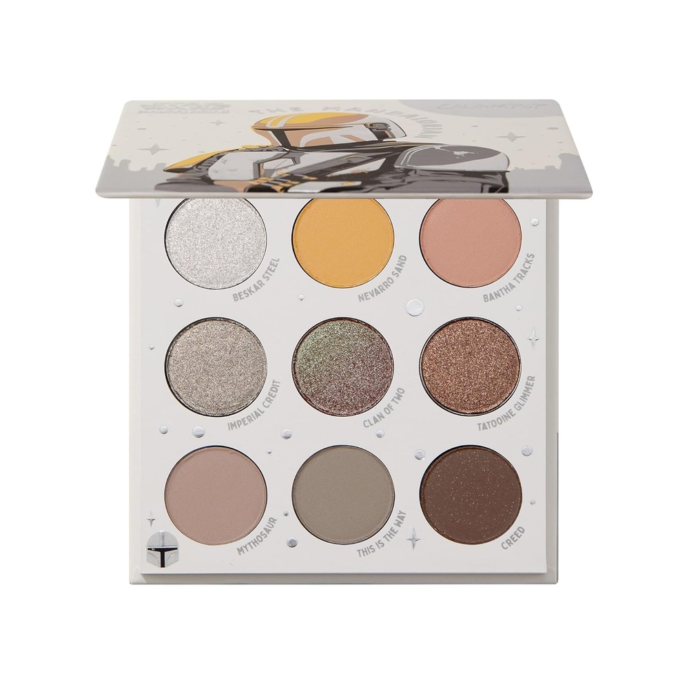 image:imageColourPop x Star Wars Eyeshadow Palette Eye Makeup Palette with Matte Metallic Matte Sparkle amp Glitter Finishes HighPigment Eye Makeup with a LongWearing Formula The Mandalorian 03 ozMulticolor