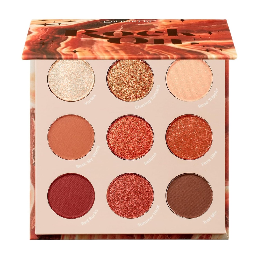 image:imageColourpop Pink Dreams Eyeshadow Palette Neutral amp Pink Eyeshadow Palette with Matte amp Glitter Finishes High Pigment Cool Toned Eye Makeup with Longwear Formula 03 ozRock On