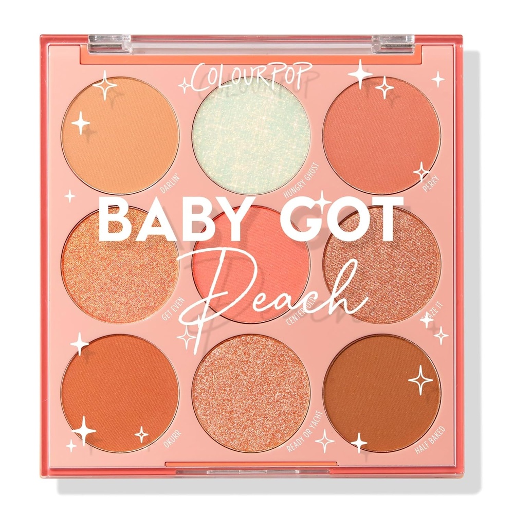 image:imageColourpop Pink Dreams Eyeshadow Palette Neutral amp Pink Eyeshadow Palette with Matte amp Glitter Finishes High Pigment Cool Toned Eye Makeup with Longwear Formula 03 ozBaby Got Peach