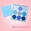 Colourpop Pink Dreams Eyeshadow Palette – Neutral & Pink Eyeshadow Palette with Matte & Glitter Finishes – High Pigment Cool Toned Eye Makeup with Longwear Formula (0.3 oz)(Blue Moon)