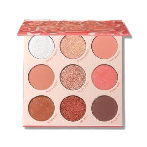 Colourpop Pink Dreams Eyeshadow Palette – Neutral & Pink Eyeshadow Palette with Matte & Glitter Finishes – High Pigment Cool Toned Eye Makeup with Longwear Formula (0.3 oz)(Peach Jelly)