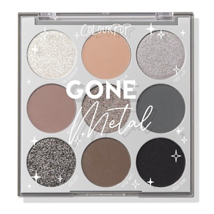 Colourpop Pink Dreams Eyeshadow Palette – Neutral & Pink Eyeshadow Palette with Matte & Glitter Finishes – High Pigment Cool Toned Eye Makeup with Longwear Formula (0.3 oz)(Gone Metal)