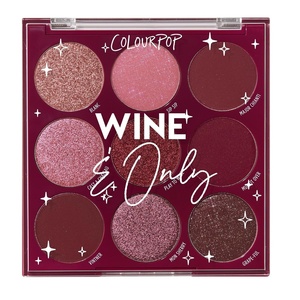 Colourpop Pink Dreams Eyeshadow Palette – Neutral & Pink Eyeshadow Palette with Matte & Glitter Finishes – High Pigment Cool Toned Eye Makeup with Longwear Formula (0.3 oz)(WIne & Only)