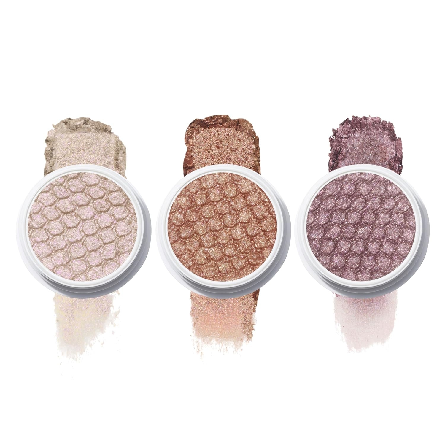 image:imageColourPop Dazzling Neutrals Super Shock Eye Shadow Trio HighPigment CrmePowder Shimmery Neutral Eye Makeup Kit Glitter Eyeshadow Set with Zero Fallout and Unique Bouncy Texture 3 Count