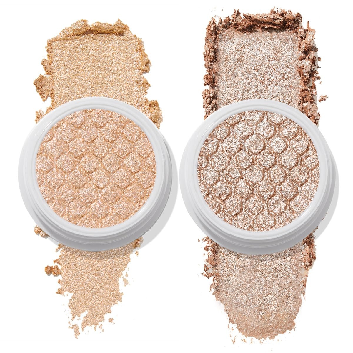 image:imageColourPop Super Shock Shadow HighPigment CrmePowder Eye Makeup Single Glitter Eyeshadow with Zero Fallout and Unique Bouncy Texture Soft Golden Ivory Eyeshadow Bae 007 ozGlimmering Neutrals