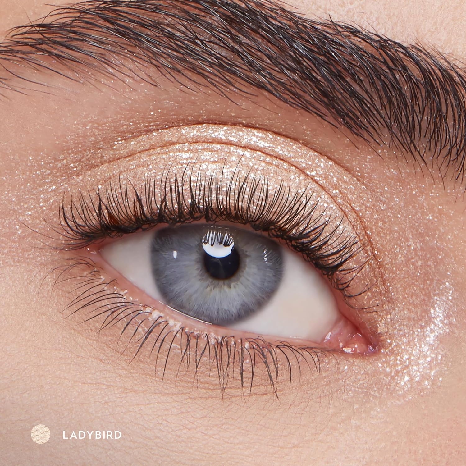 image:imageColourPop Super Shock Shadow HighPigment CrmePowder Eye Makeup Single Glitter Eyeshadow with Zero Fallout and Unique Bouncy Texture Soft Golden Ivory Eyeshadow Bae 007 ozLa Mesa Ladybird Sailor